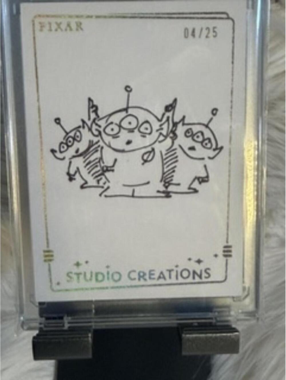 4/25 2025 Topps Toy Story Original Sketch Card Studio Creations By Andrew Staton
